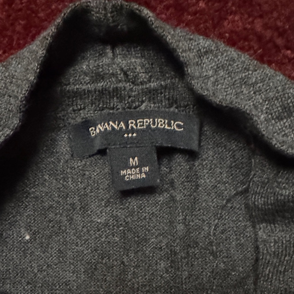 Banana Republic Gray 3/4 Sleeve Dress